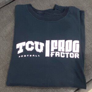 Black TCU Football Tshirt